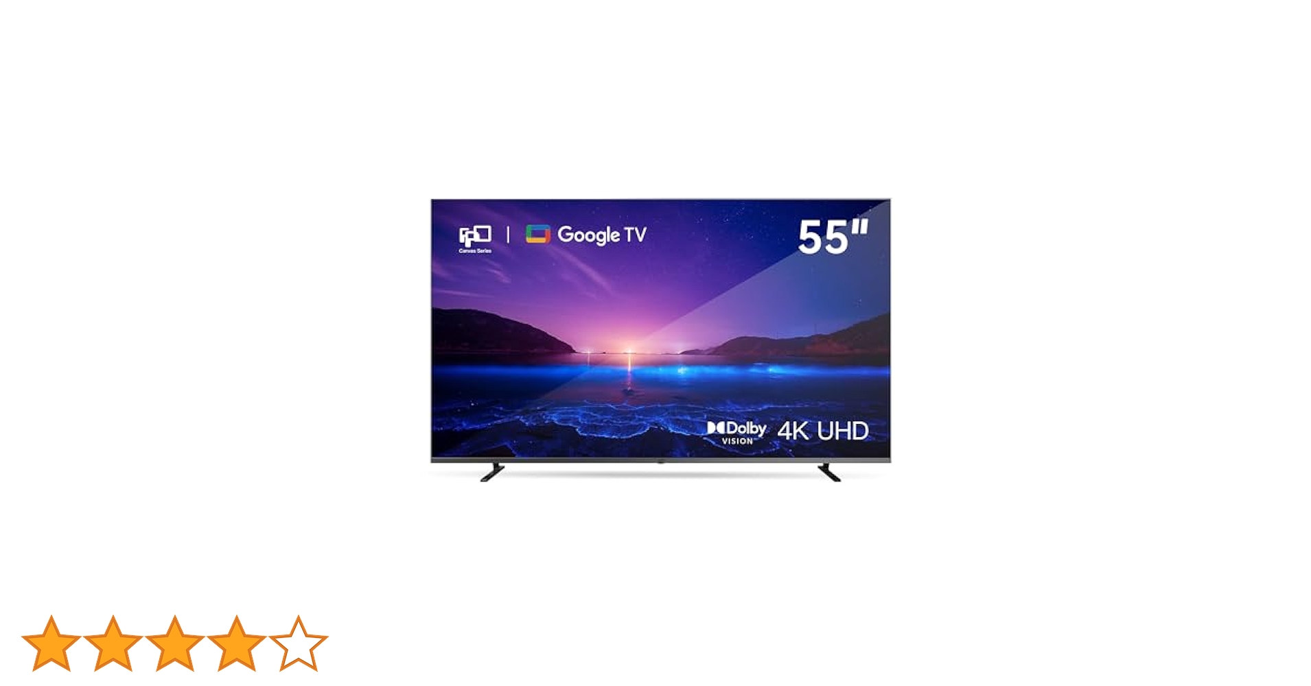 55V Google TV Canvasシリーズ 4K UHD 【公式通販】